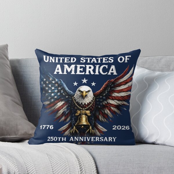 Item preview, United States of America Eagle 250th Anniversary T-Shirt 1776-2026 Patriotic Liberty Bell Design designed and sold by PixelForge11.