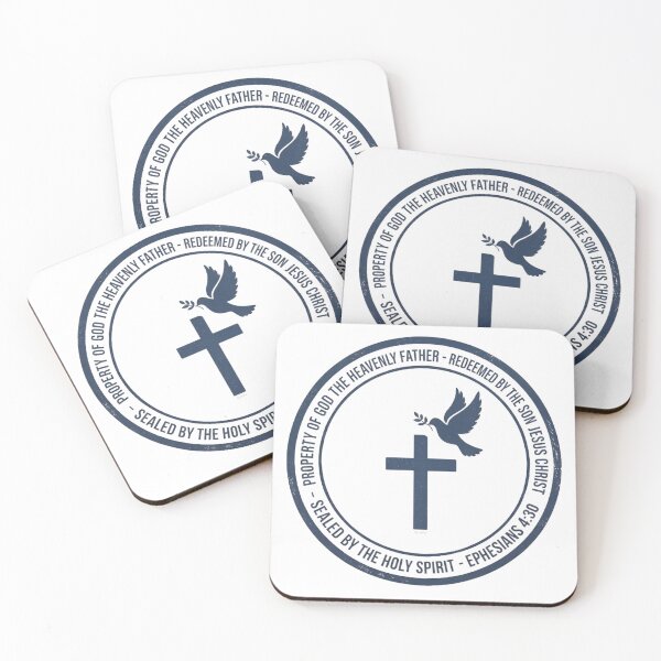 Item preview, Sealed by the Holy Spirit | Blue Minimalist Christian Seal Design designed and sold by ByJeffro.