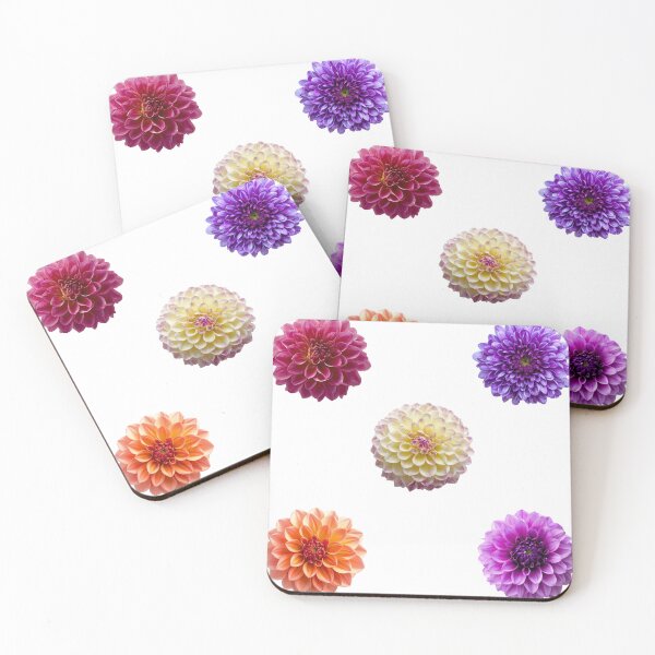 Item preview, Vibrant Dahlia and Chrysanthemum Bloom Aesthetic Floral Sticker Pack designed and sold by Art IN Pack.
