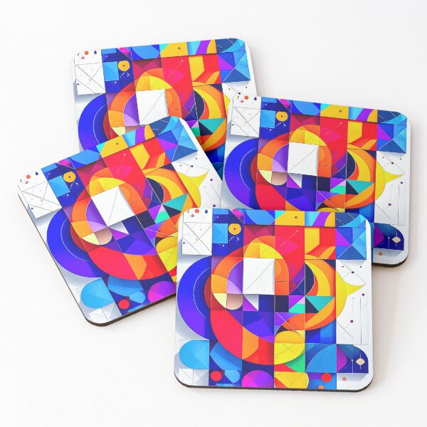 Item preview, Vibrant Geometric Mosaic Abstract Pattern designed and sold by NizuCaCi.