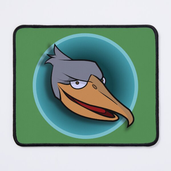 Item preview, Smug Shoebill Face | Funny Cartoon Bird Expression V2 designed and sold by MechanicalART.