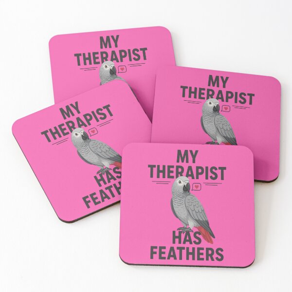 Item preview, African Grey Parrot My Therapist Has Feathers Exotic Bird Lover Gift designed and sold by Max Store.