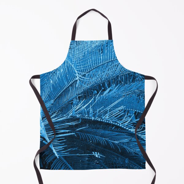 Item preview, Tropical Teal Blue-Hues Palm Leaves Close-Up  designed and sold by DEC02.