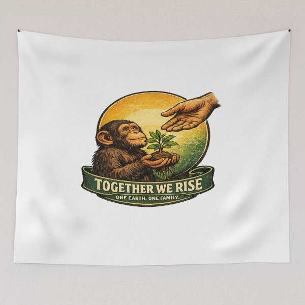 Item preview, Together We Rise Earth Unity Design designed and sold by Dresut.