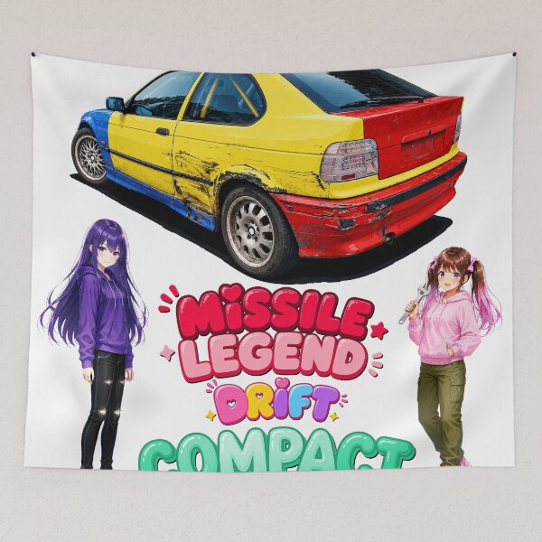 Item preview, Kawaii Drift Missile: Compact Legend & Anime Mechanic Girls designed and sold by AKIHABARAMOTORS.