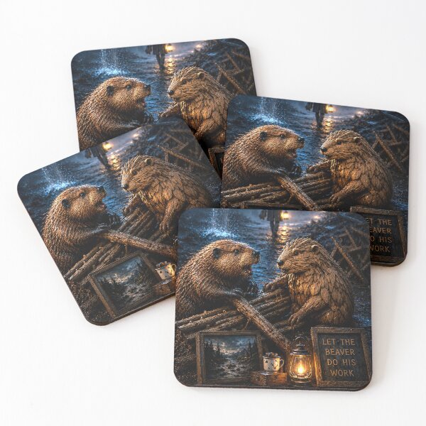 Item preview, Let the Beaver Do His Work designed and sold by Curious Echo.