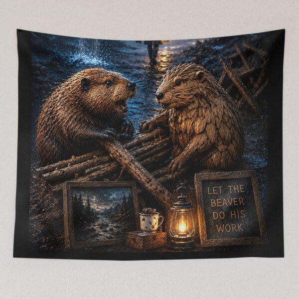 Item preview, Let the Beaver Do His Work designed and sold by Curious Echo.