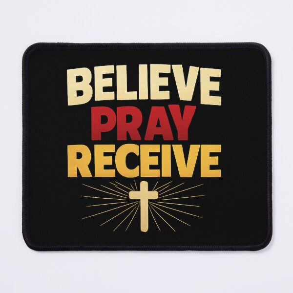 Item preview, Believe, Pray, Receive – Christian Inspirational Sticker/T-Shirt designed and sold by NaphDesigns.