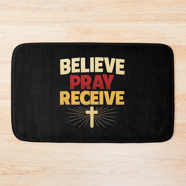 Item preview, Believe, Pray, Receive – Christian Inspirational Sticker/T-Shirt designed and sold by NaphDesigns.
