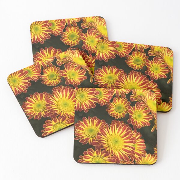 Item preview, Red And Yellow Gerbera Daisy Flowers Art Photo designed and sold by DEC02.