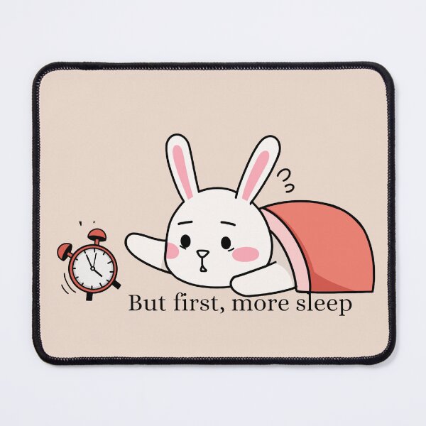Item preview, But First More Sleep Funny Morning Bunny designed and sold by Akira Design Store.