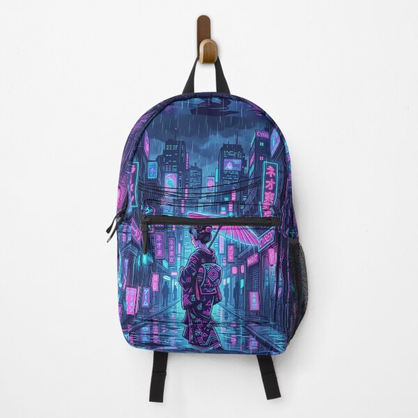 Item preview, Cyberpunk Geisha: Rainy Neon Tokyo Alleyway designed and sold by Hikariha Studio.
