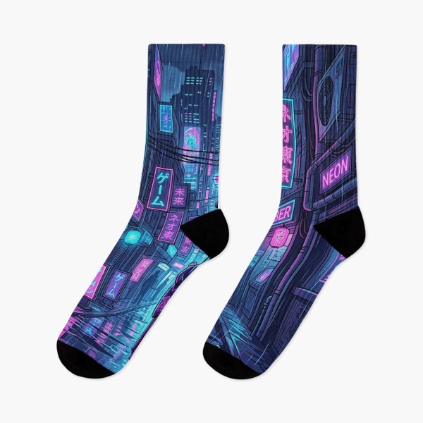 Item preview, Cyberpunk Geisha: Rainy Neon Tokyo Alleyway designed and sold by Hikariha Studio.