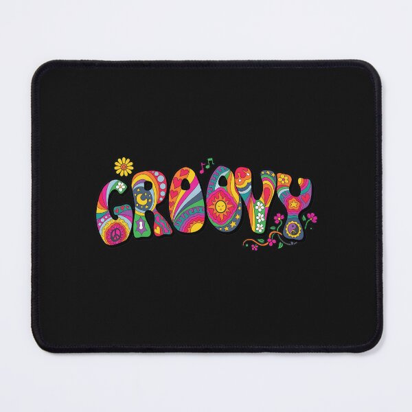 Item preview, GROOVY 70s Retro Hippie Word Art designed and sold by MiniStars9897.