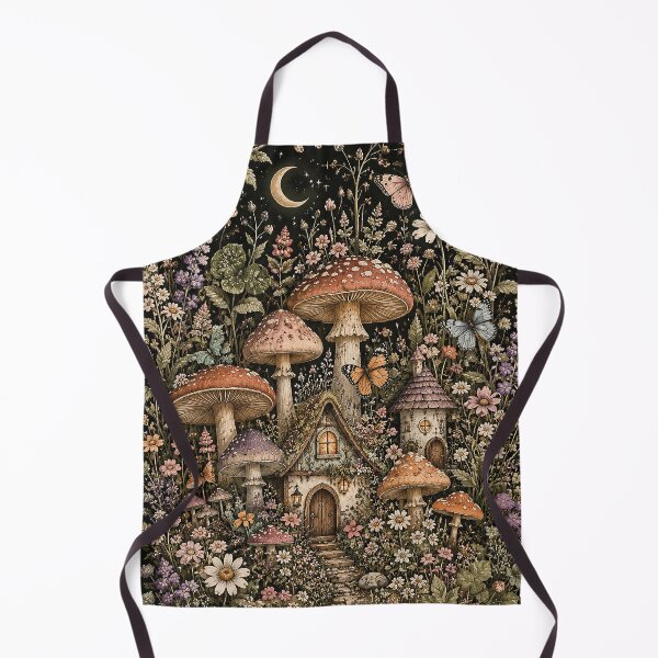 Item preview, Enchanted Fairy Garden Mushroom Cottage designed and sold by ngrido.