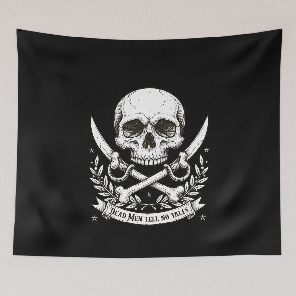 Item preview, Stylized Skull Crossbones Graphic Design designed and sold by MiniStars9897.
