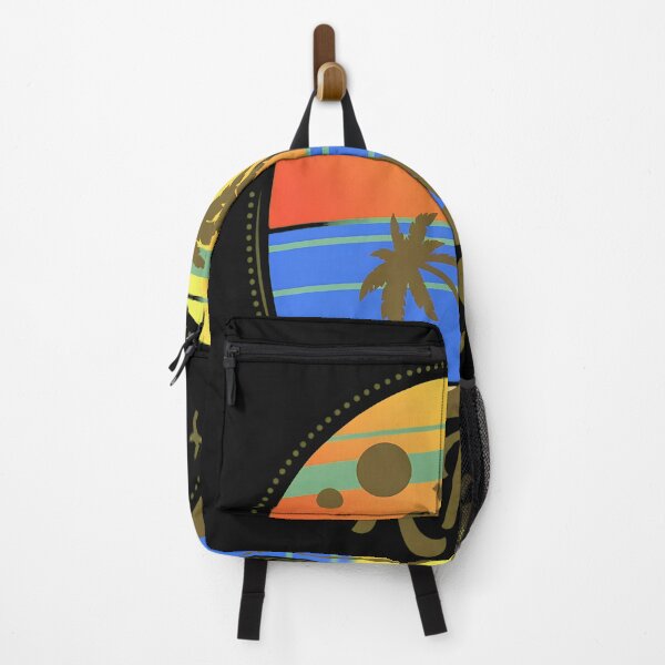 Item preview, RISA Retro Beach Sunset Palm Trees designed and sold by MiniStars9897.