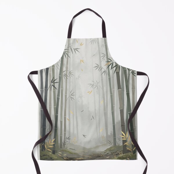 Item preview, Serene Japandi Bamboo Forest in Autumn Fog designed and sold by Hikariha Studio.