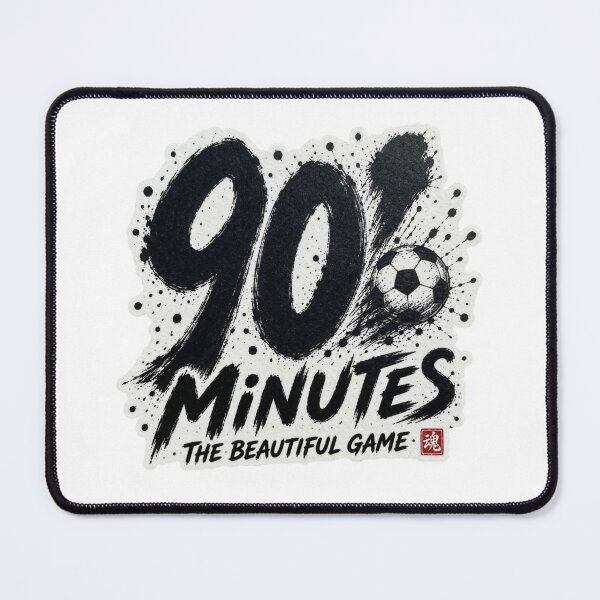 Item preview, 90 Minutes The Beautiful Game Japanese Sumi-e Soccer Football Art designed and sold by Locker39.