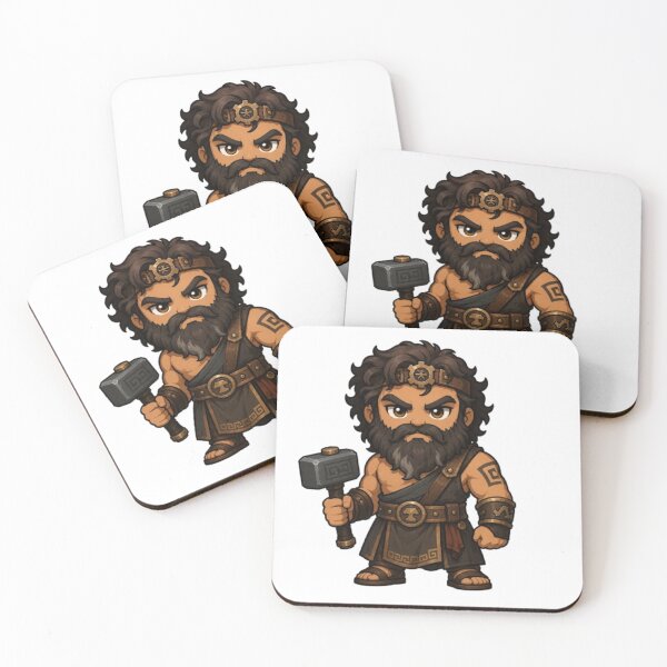 Artikelvorschau, Hephaistos-Mythologie-Maskottchen-Design entworfen und verkauft von The Dark Files.