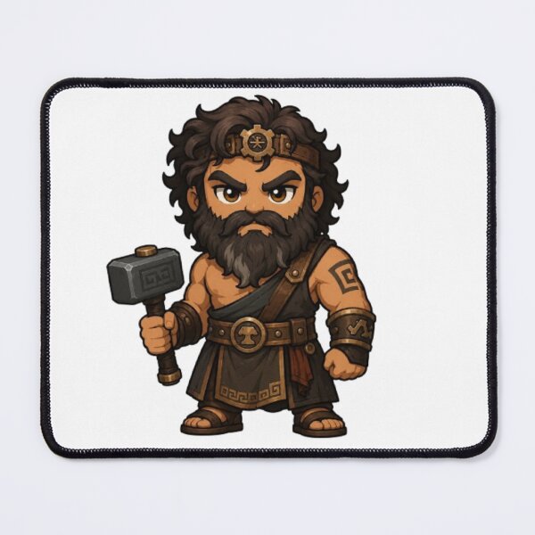 Item preview, Hephaestus Mythology Mascot Design designed and sold by The Dark Files.
