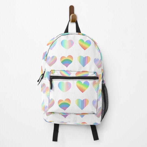 Item preview, Pastel Rainbow Hearts Cute Aesthetic Designs designed and sold by WillandWent.