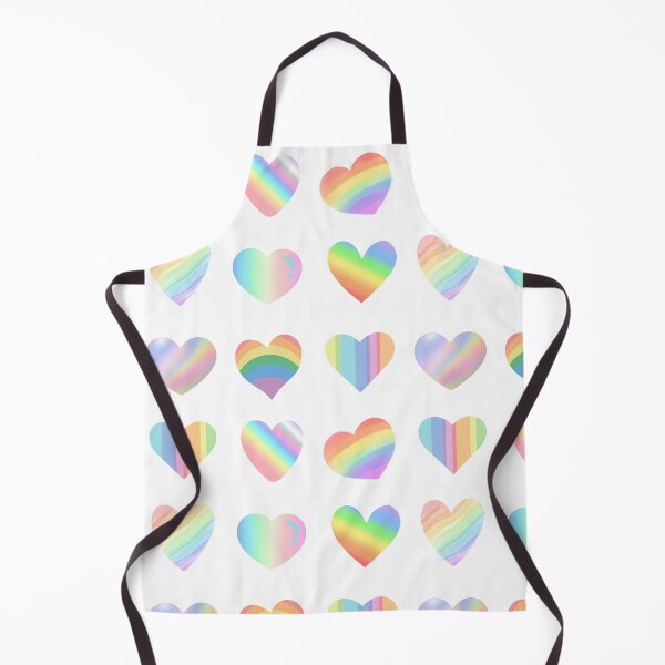 Item preview, Pastel Rainbow Hearts Cute Aesthetic Designs designed and sold by WillandWent.