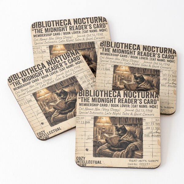 Item preview, Black Cat Reading Club  designed and sold by Dream Capsules.