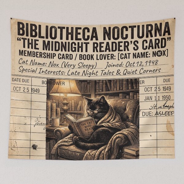 Item preview, Black Cat Reading Club  designed and sold by Dream Capsules.