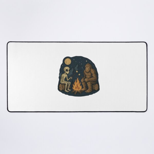 Item preview, Cozy Campfire | Alien And Bigfoot Campfire | Ufo | Believe designed and sold by stzl26.