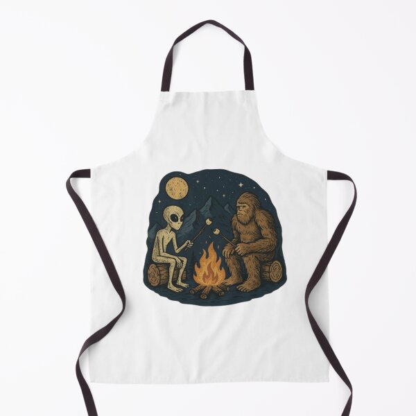 Item preview, Cozy Campfire | Alien And Bigfoot Campfire | Ufo | Believe designed and sold by stzl26.