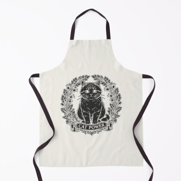Item preview, Cat Power Sitting Cat with Floral Wreath - Black Silhouette designed and sold by sxtfejvseyn.