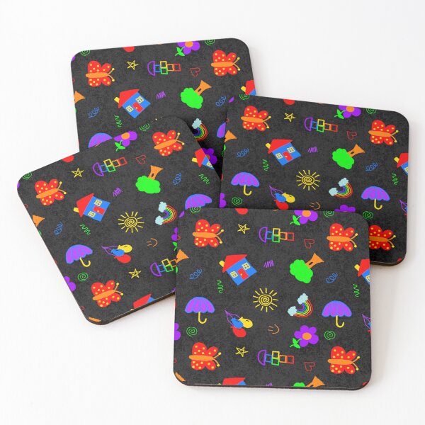 Item preview, Blacktop Chalk Doodle Pattern | Retro Playground Drawings | Classroom Teacher Design designed and sold by HaileesHollow.