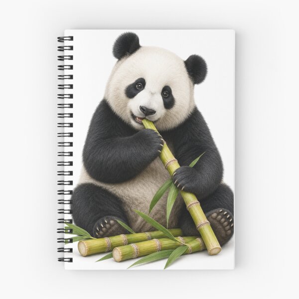 Item preview, Panda enjoying fresh bamboo designed and sold by Printoria365.