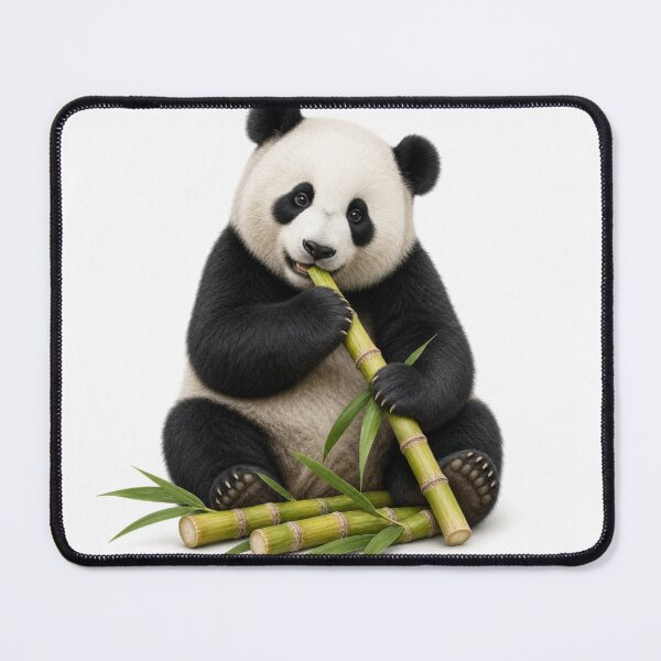 Item preview, Panda enjoying fresh bamboo designed and sold by Printoria365.