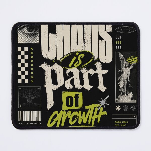 Item preview, Chaos Is Part of Growth – Motivational Streetwear Typography Design designed and sold by NBT-NOVA.