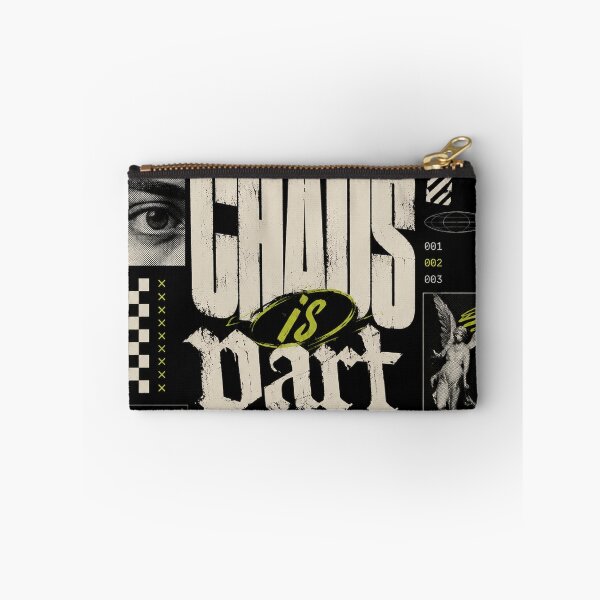 Item preview, Chaos Is Part of Growth – Motivational Streetwear Typography Design designed and sold by NBT-NOVA.