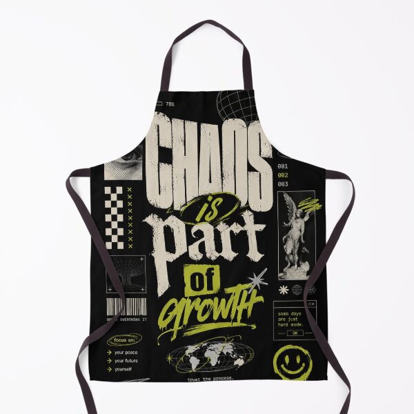 Item preview, Chaos Is Part of Growth – Motivational Streetwear Typography Design designed and sold by NBT-NOVA.
