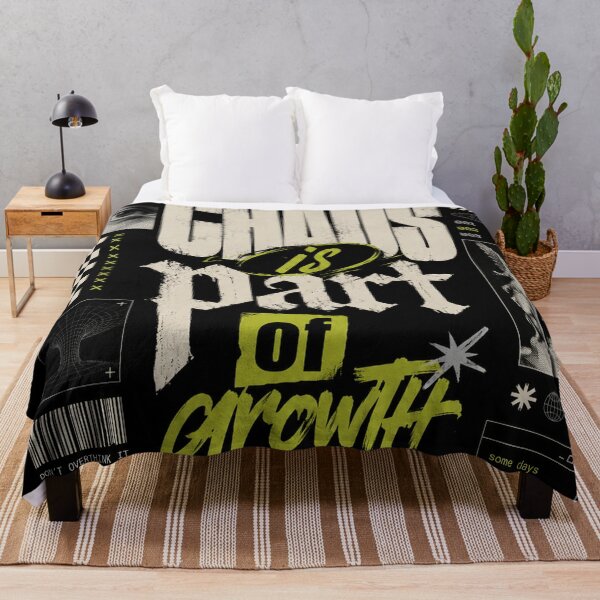 Item preview, Chaos Is Part of Growth – Motivational Streetwear Typography Design designed and sold by NBT-NOVA.