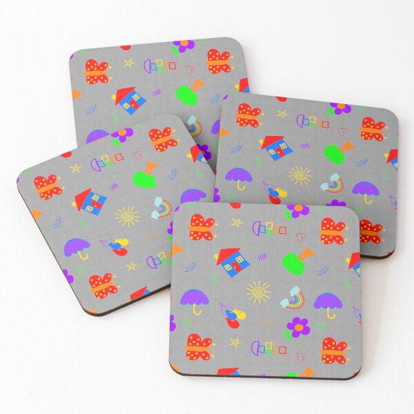 Item preview, Sidewalk Chalk Doodle Pattern | Childhood Summer Drawings | Teacher & Classroom Design designed and sold by HaileesHollow.