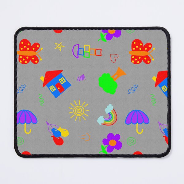 Item preview, Sidewalk Chalk Doodle Pattern | Childhood Summer Drawings | Teacher & Classroom Design designed and sold by HaileesHollow.