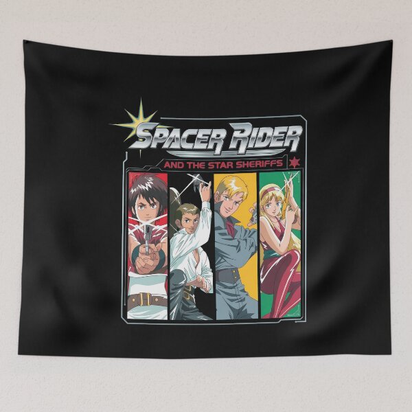 Item preview, Retro Sci-Fi Western Anime Character Collage  designed and sold by Prof4Artist.