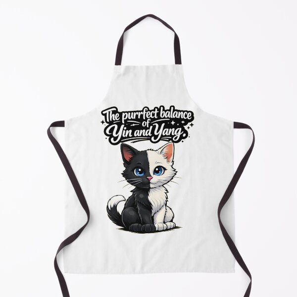 Item preview, The Purrfect Balance of Yin and Yang Cat Design designed and sold by bluesirian22.