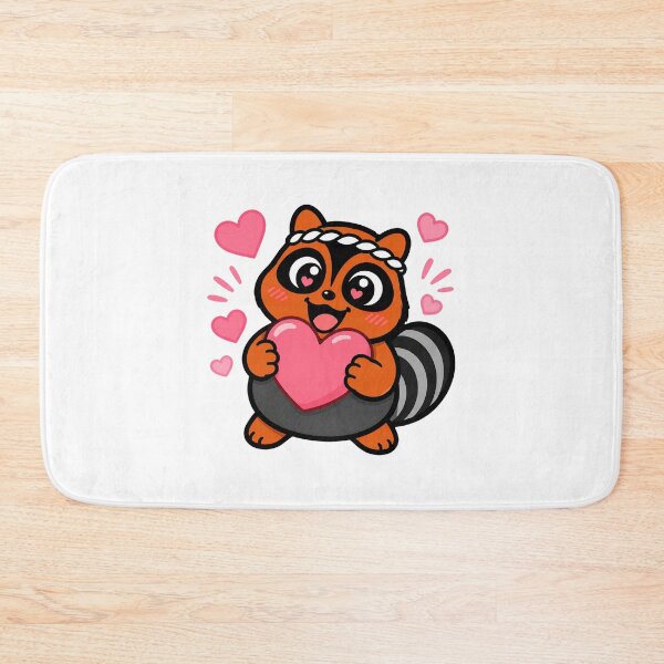 Item preview, Kawaii Tanuki in Love designed and sold by naruse-design.