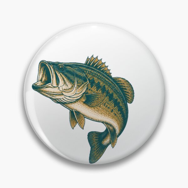 Item preview, Canyon Teal Largemouth Bass designed and sold by TJT-GRAPHIX.