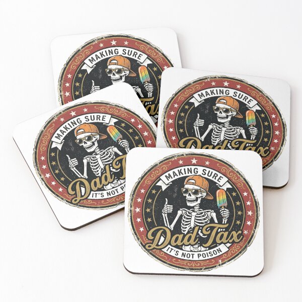 Item preview, Skeleton_Dad_Tax_badge_202606080013 designed and sold by RKdrawings.