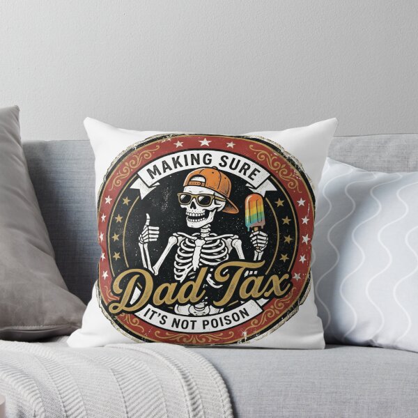 Item preview, Skeleton_Dad_Tax_badge_202606080013 designed and sold by RKdrawings.