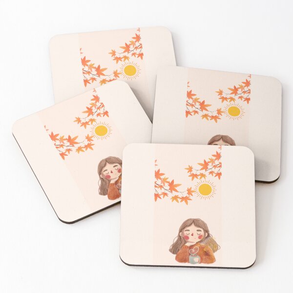 Item preview, Cute Autumn Girl and Sun Aesthetic Phone Case designed and sold by Akira Design Store.