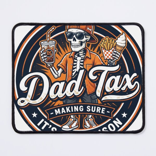 Item preview, Skeleton_mascot_Dad_Tax_emblem_202606080013 designed and sold by KTY-NUSS.