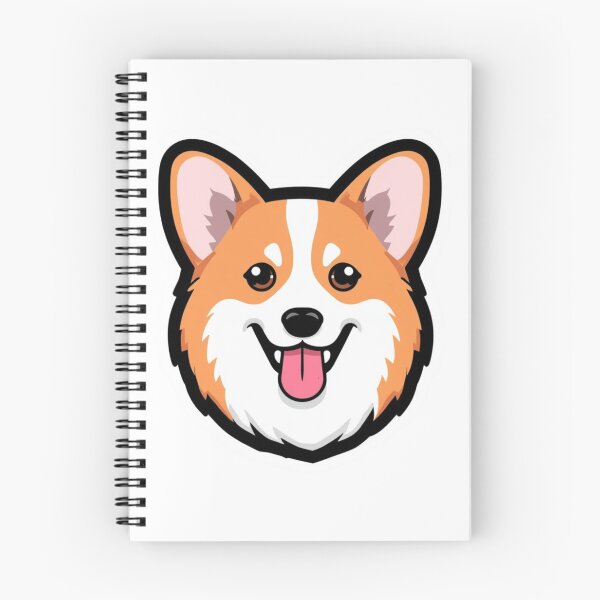 Item preview, Happy Goofy Corgi Face  designed and sold by redblink store.